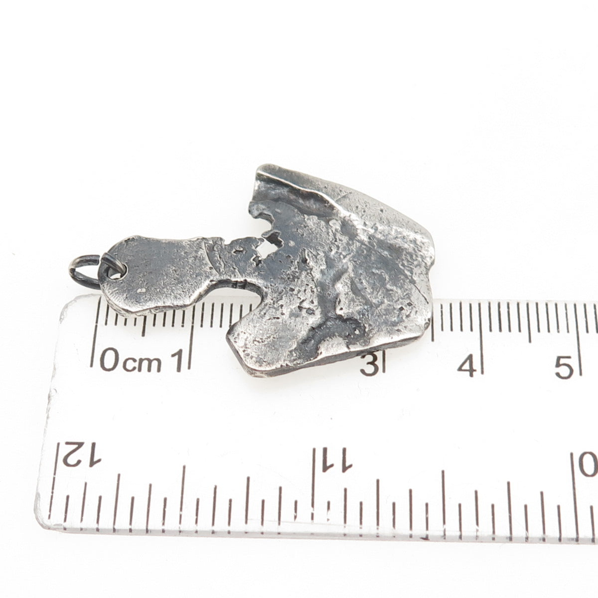 Joe Silvers Old Pawn 925 Sterling Vintage Thunderbird Tribal Oxidized Pendant