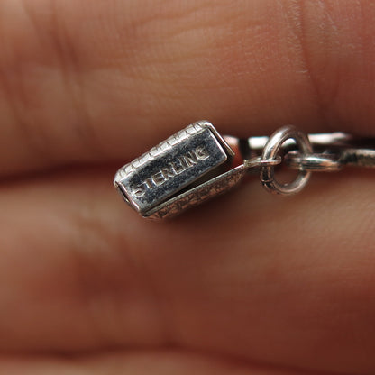 925 & 900 Silver Antique 1916-1945 One Mercury Dime Repousse Coin Bracelet 7.25"