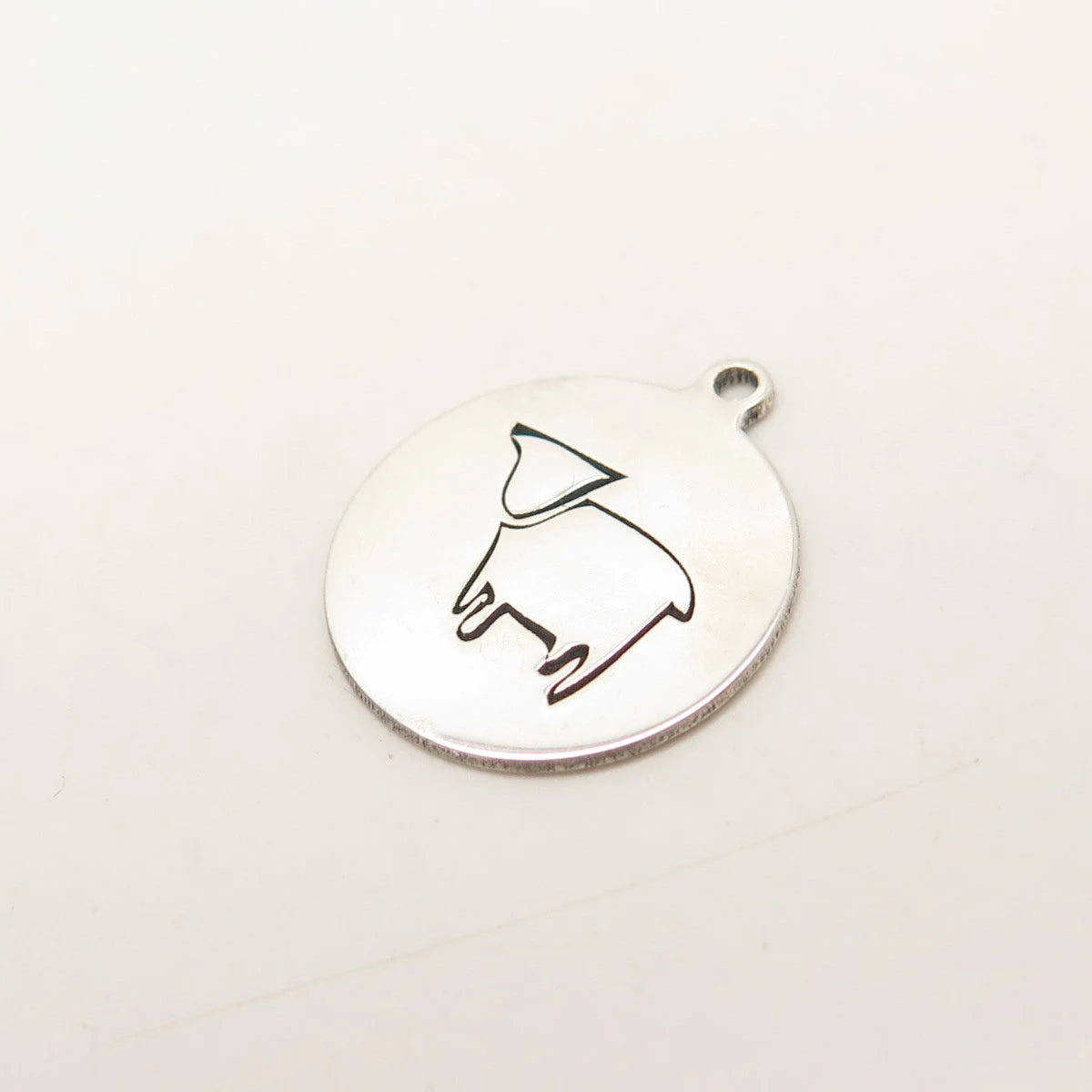 925 Sterling Silver USA Two In Town Cow Charm Pendant
