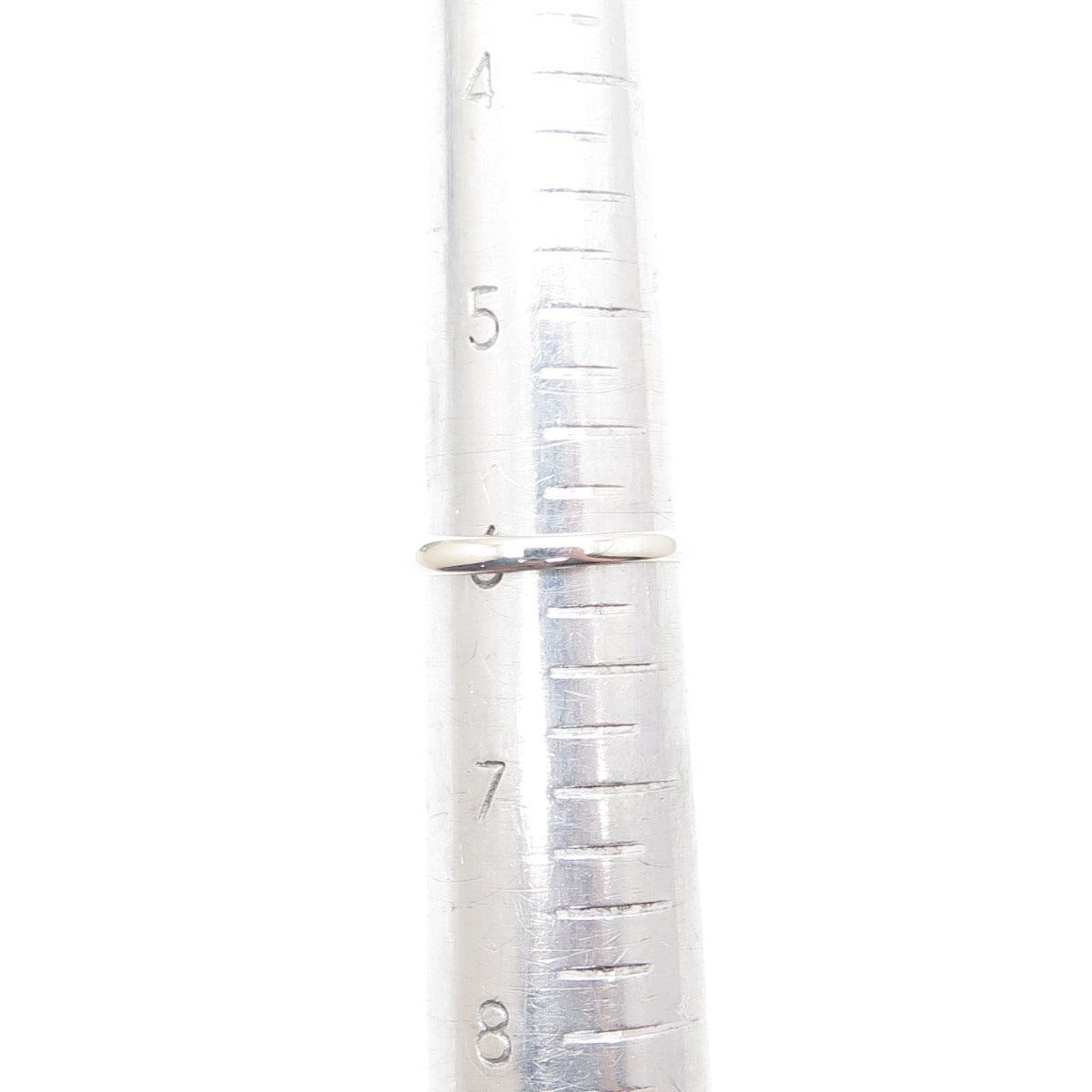 DBJ DEE BERKLE 925 Sterling Silver Real Round-Cut Diamond Accent Ring Size 6