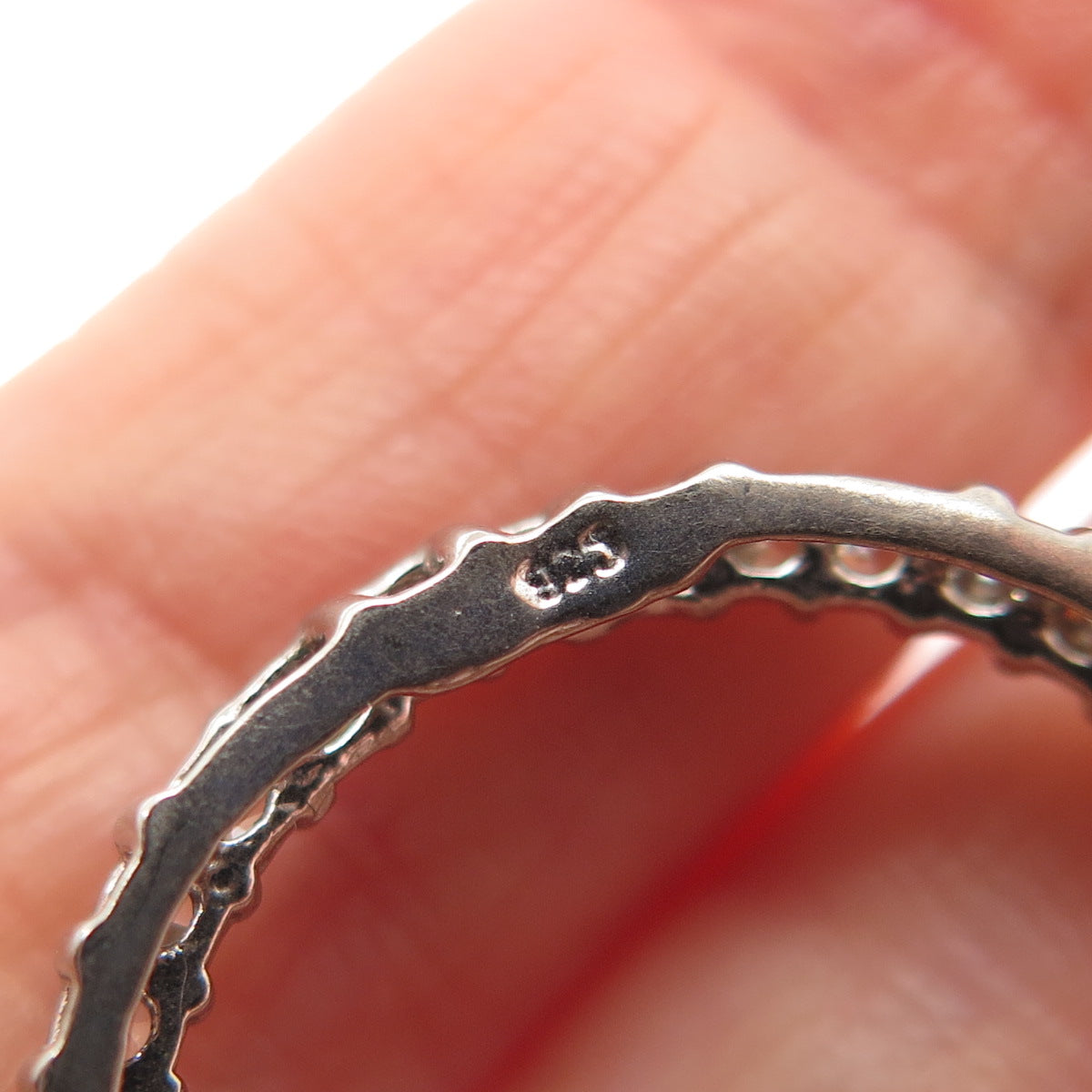 925 Sterling Silver Round-Cut C Z Circle of Life Slide Pendant