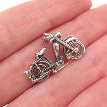 Payton Pepper & Sons 925 Sterling Vintage 1971 Birmingham Bicycle Charm Pendant