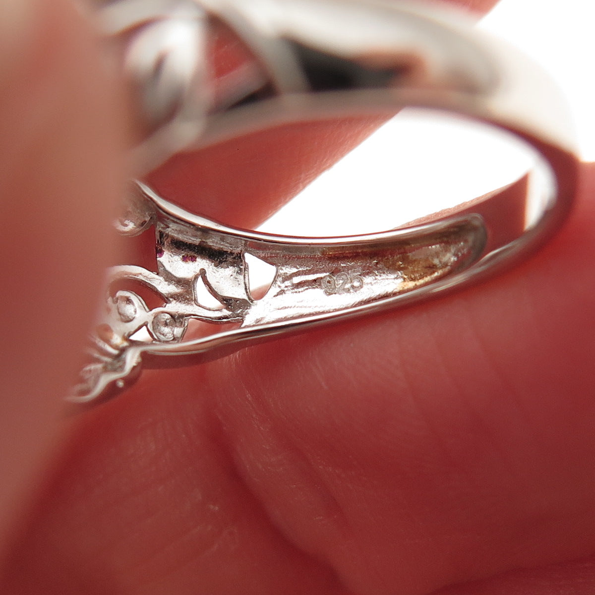 925 Sterling Silver Real Sleeping Beauty Turquoise Floral Ring Size 8.25