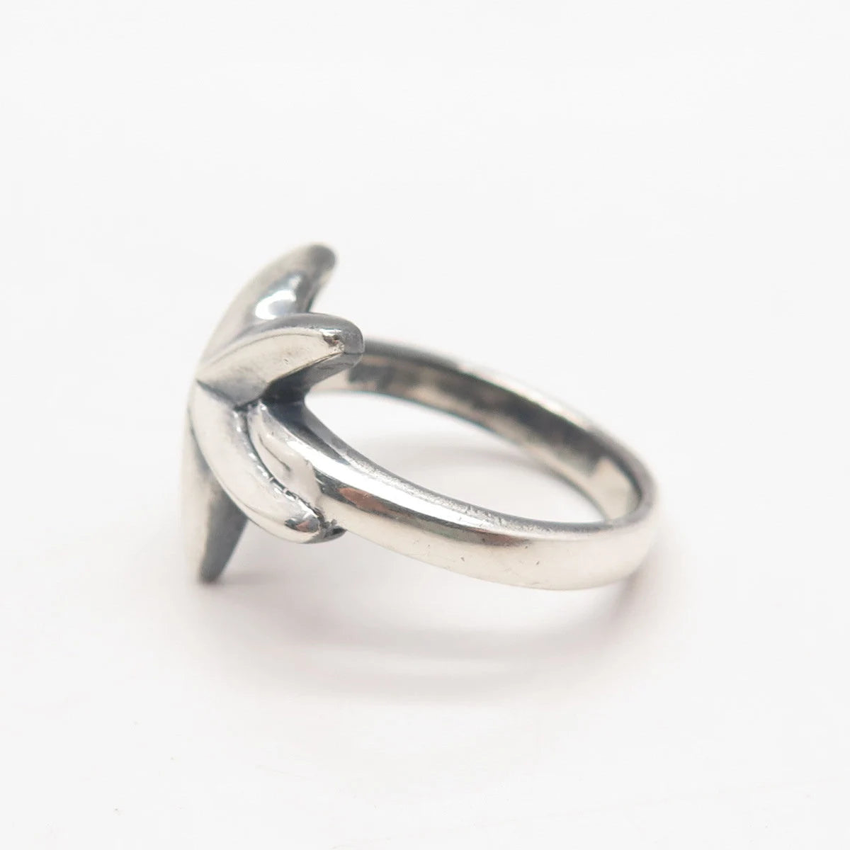 925 Sterling Silver Vintage Starfish Ring Size 6.75
