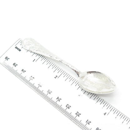 925 Sterling Silver Antique Mechanics Co. Washington D.C . The Capitol Spoon
