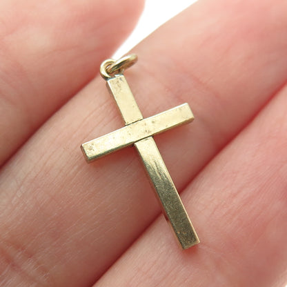 1/20 12K Gold Filled Antique Cross Engraved Pendant