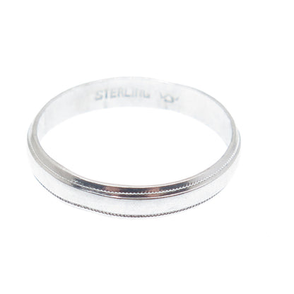 J.D. SCHLANG CO. 925 Sterling Silver Vintage Wedding Band Ring Size 11.25