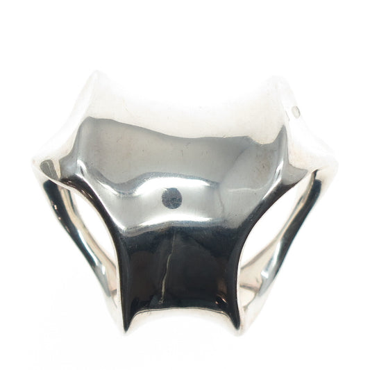 ROBERT LEE MORRIS 925 Sterling Silver Vintage Modernist Slide Pendant