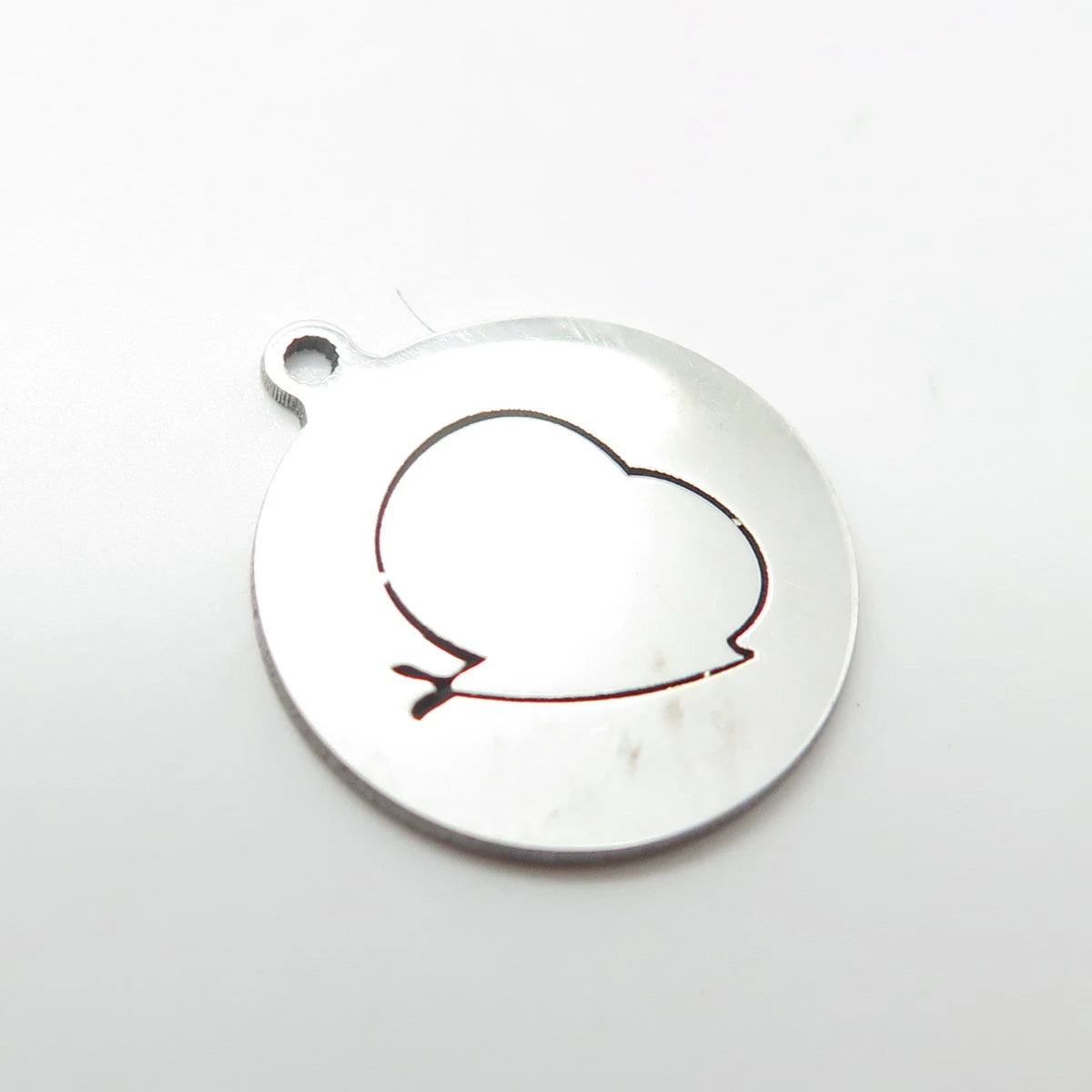 925 Sterling Silver USA Two In Town Snail Charm Pendant