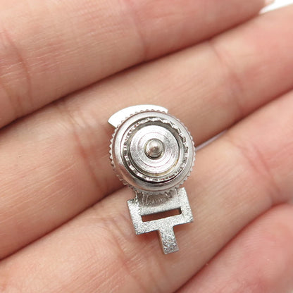 925 Sterling Silver Vintage Dieges & Clust Enamel Pioneer Lapel Pin