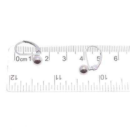 925 Sterling Silver Ball Bead Earrings