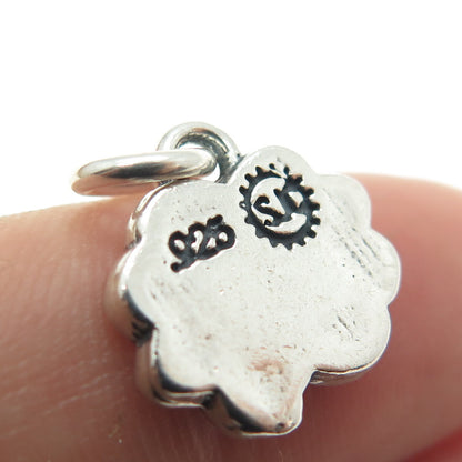 SUNDANCER 925 Sterling Silver Vintage "Follow Your Dreams" Minimalist Pendant