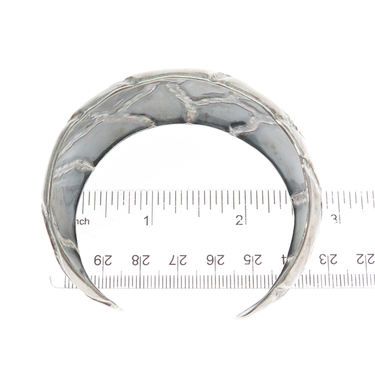 ESPERANZA 925 Sterling Silver Vintage Mexico Modernist Adjustable Bracelet 7"