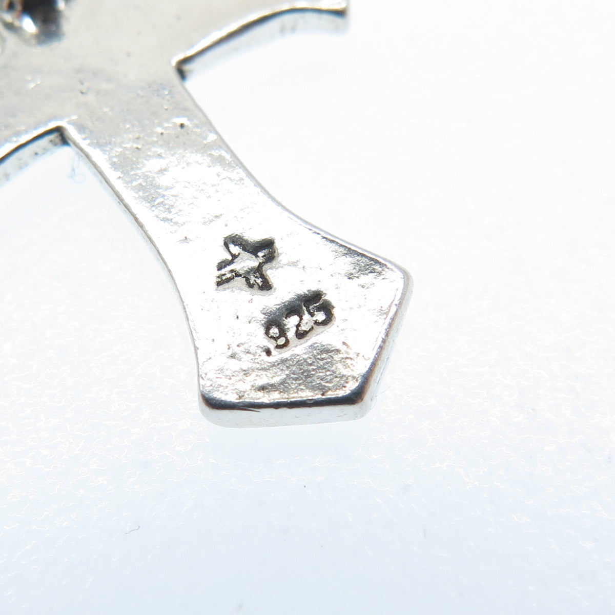 SUNWEST 925 Sterling Silver Vintage Cross Religious Oxidized Pendant