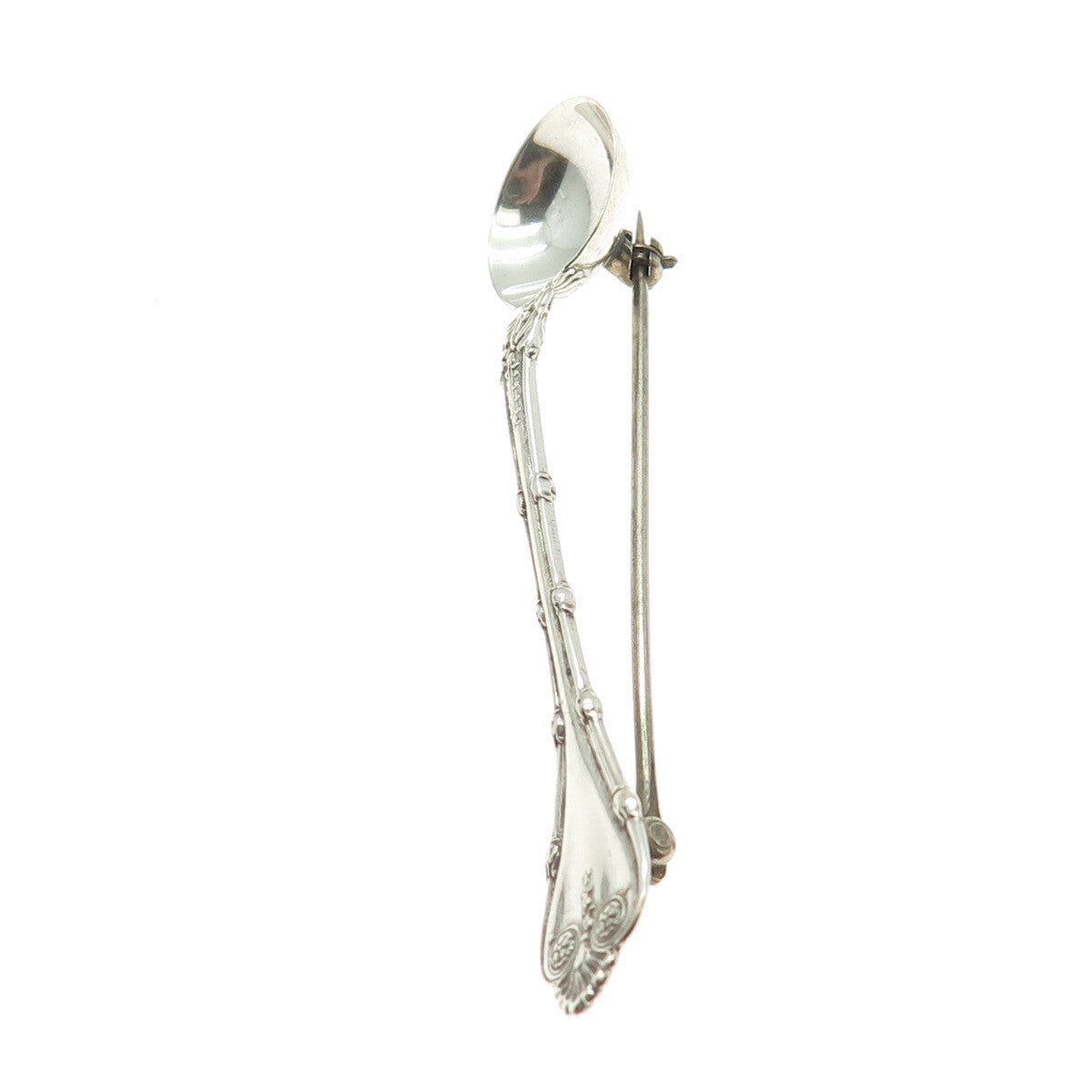 WHITING MFG CO. 925 Sterling Silver Antique 1892 Empire Salt Spices Spoon Brooch