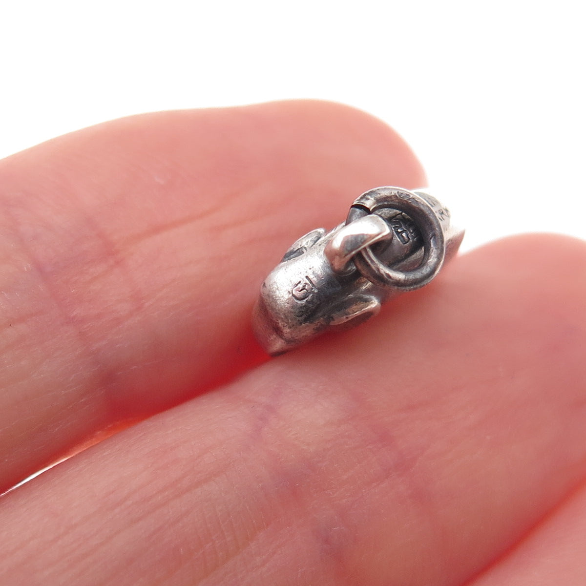 Georg Jensen 925 Sterling Silver Vintage Denmark Elephant Charm Pendant