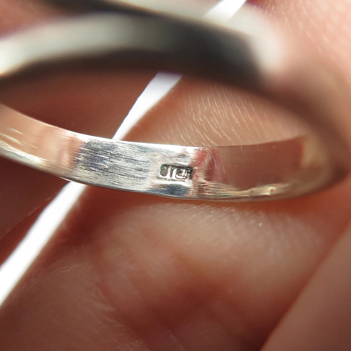 925 Sterling Silver Vintage Swirl Cocktail Ring Size 5.5