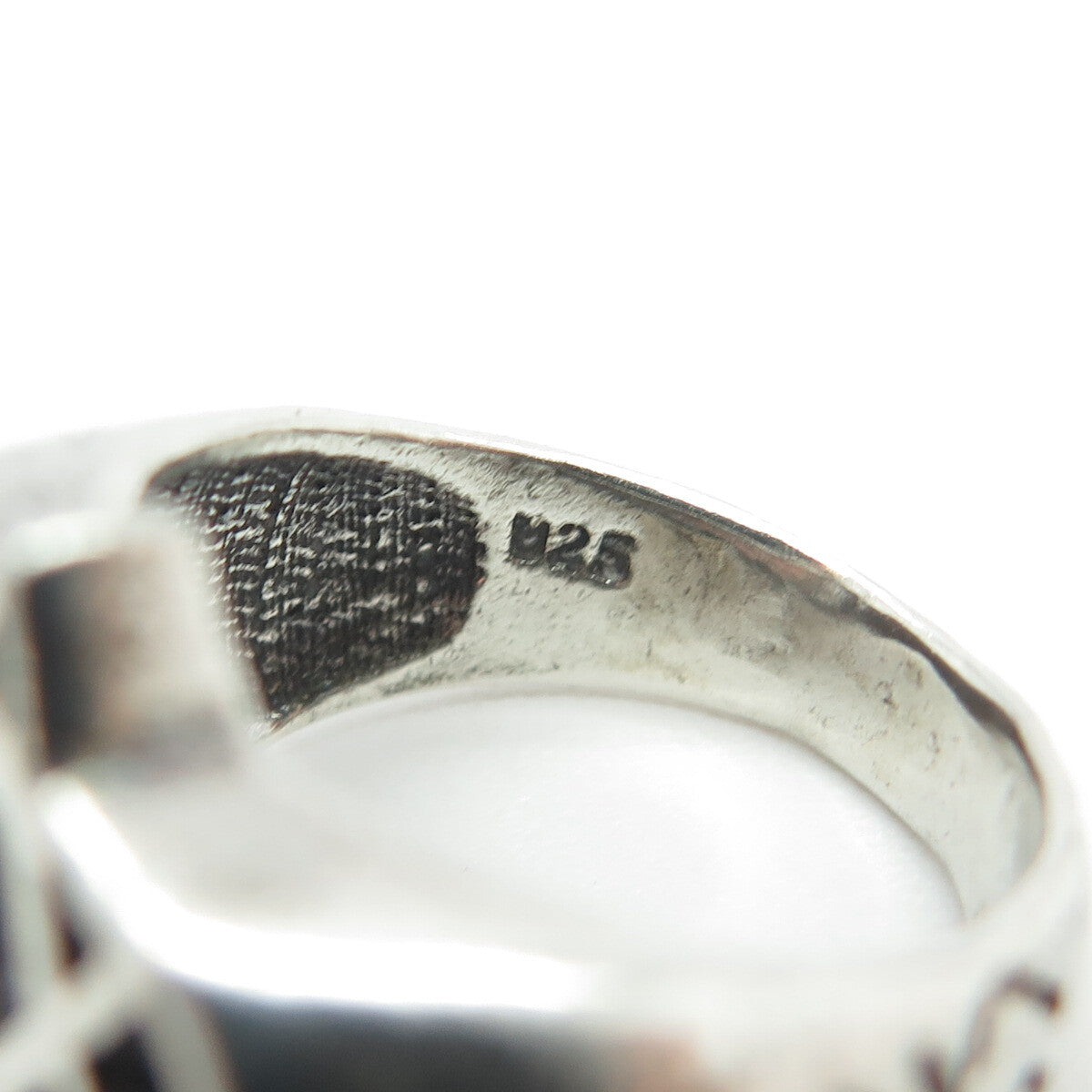 925 Sterling Silver Vintage Star of David Ring Size 5.75