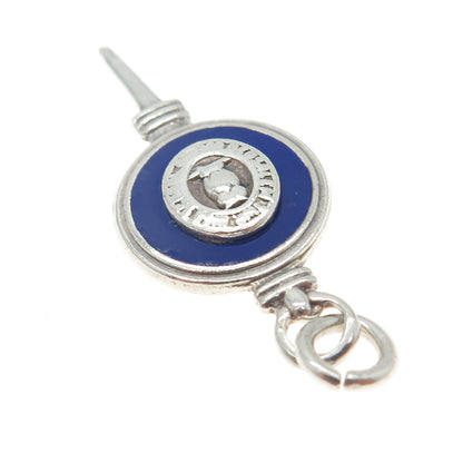 BARR'S 925 Sterling Silver Vintage Enamel Bensalem Township High School Pendant