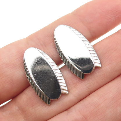 925 Sterling Silver Vintage T2 Modernist Cufflinks