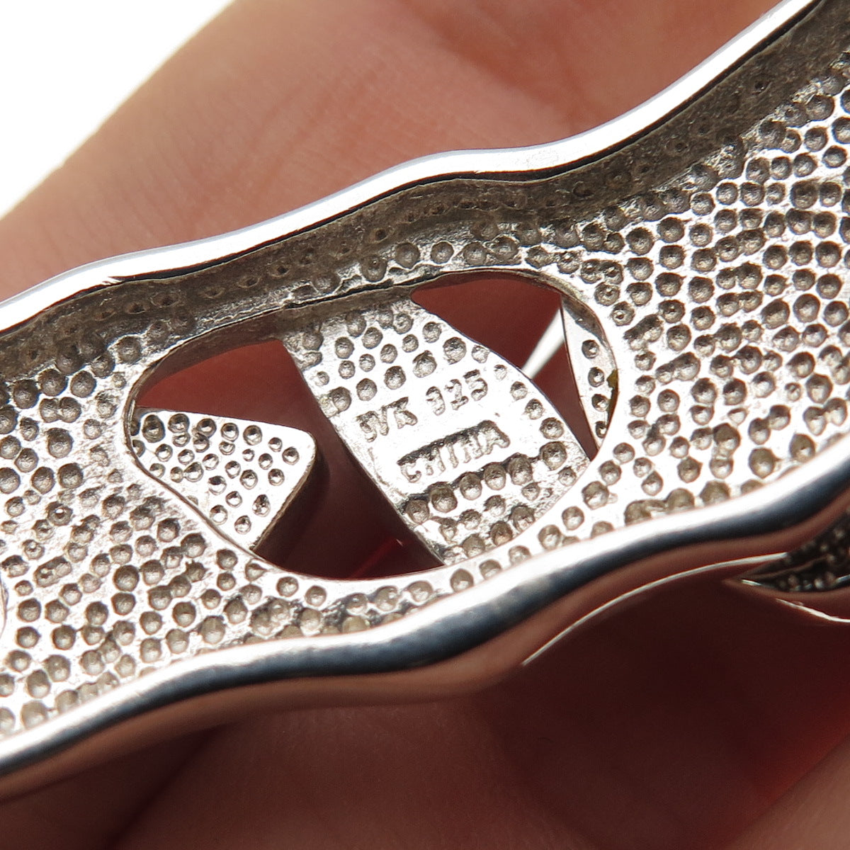 Whitney Kelly 925 Sterling Silver Vintage Real Opal Adjustable Cuff Bracelet 7"