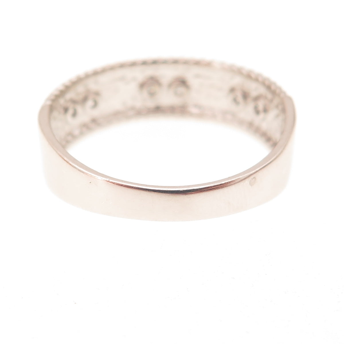 925 Sterling Silver Round-Cut C Z Ring Size 10
