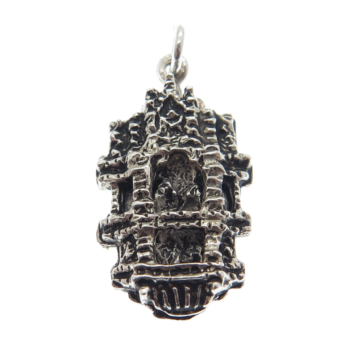 800 Silver Vintage Germany Munich Glockenspiel Pendant