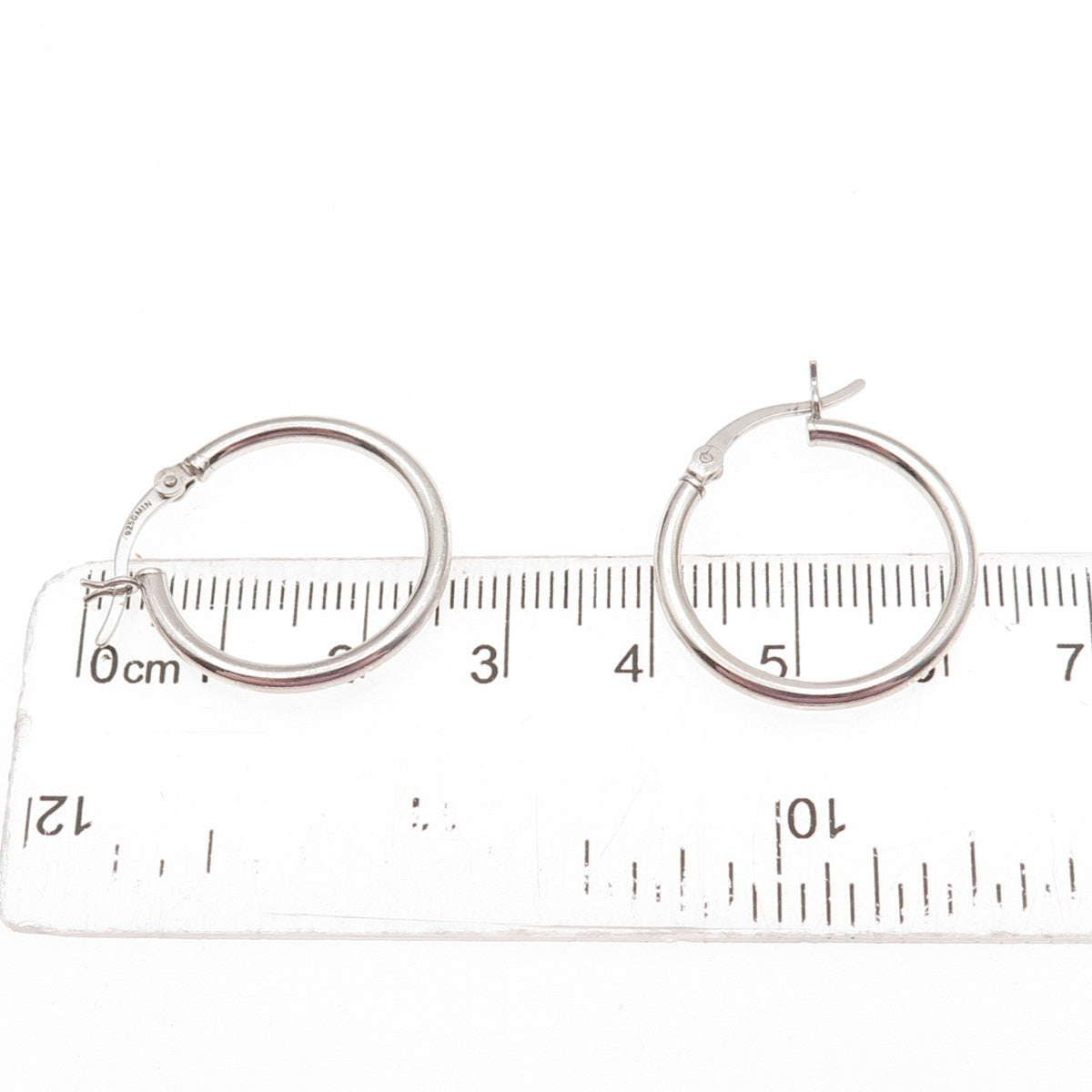 925 Sterling Silver Hoop Earrings