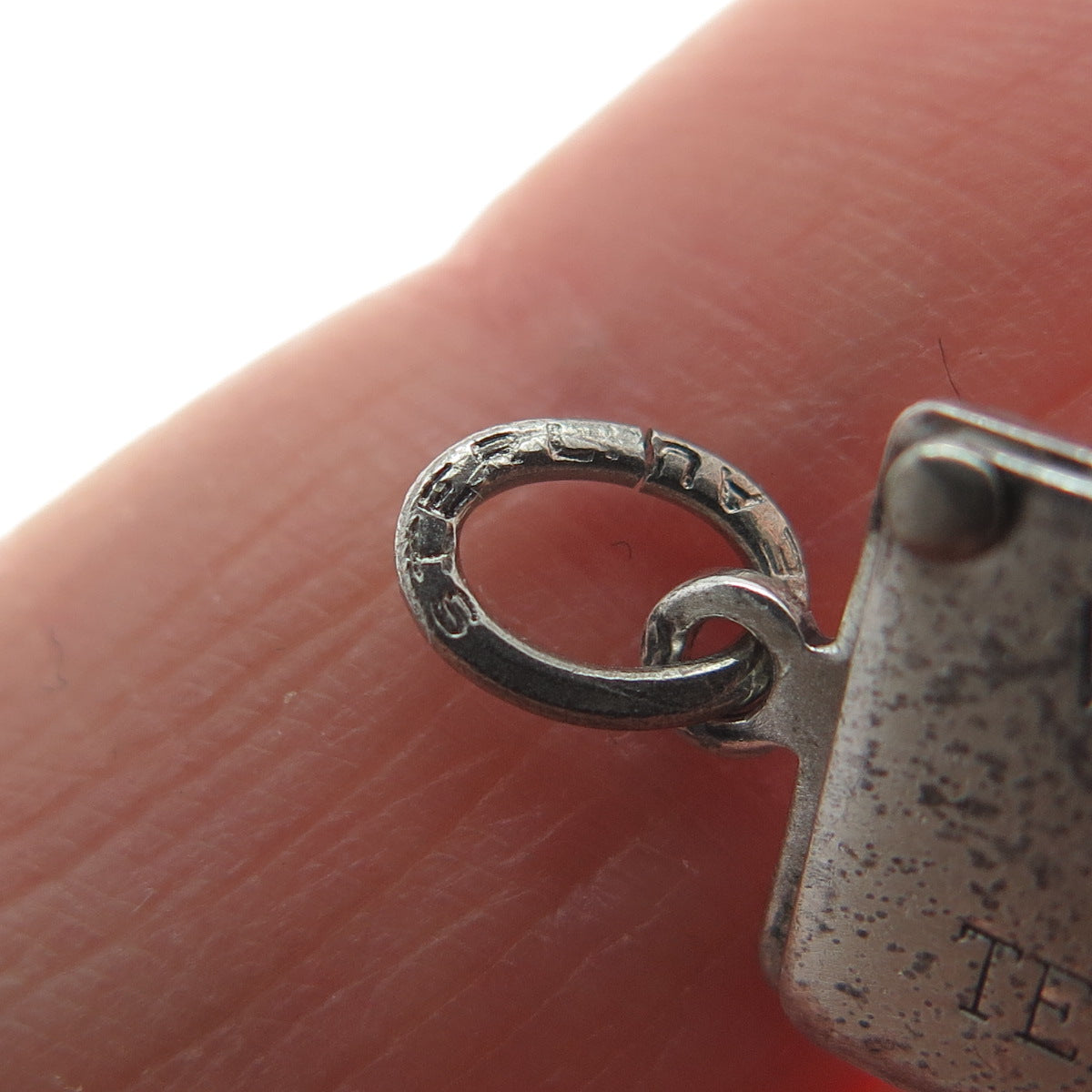 BEAU 925 Sterling Vintage Western Union Telegram Merry Christmas Charm Pendant