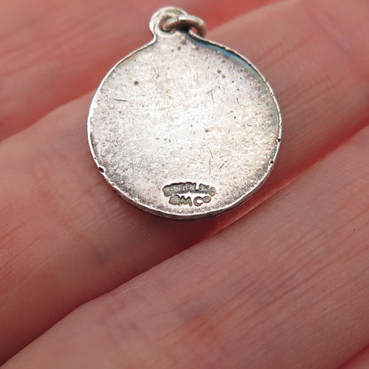 Breadner Co. 925 Sterling Vintage Enamel Government House Nassau Charm Pendant