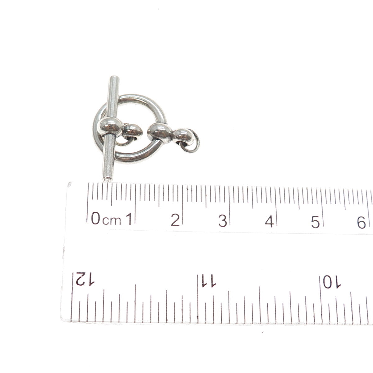 PROCHAIN 925 Sterling Silver Vintage Bracelet / Necklace Toggle Lock Clasp