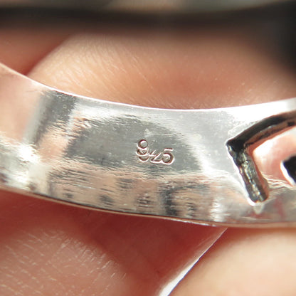 925 Sterling Silver Vintage Celtic Band Ring Size 12.5