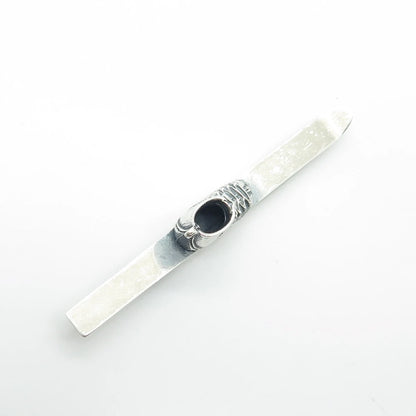 925 Sterling Silver Vintage BEAU Ski & Boot Pin Brooch