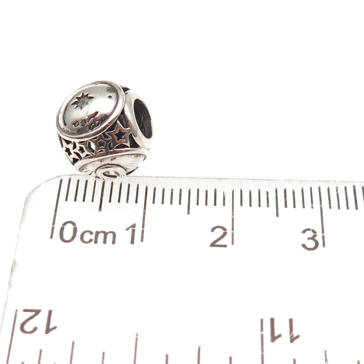 Pandora 925 Sterling Silver Leo Zodiac Sign Slide Bead Charm