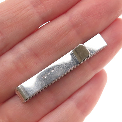 Dolan & Bullock 925 Sterling Silver Vintage Brushed Tie Bar Clip