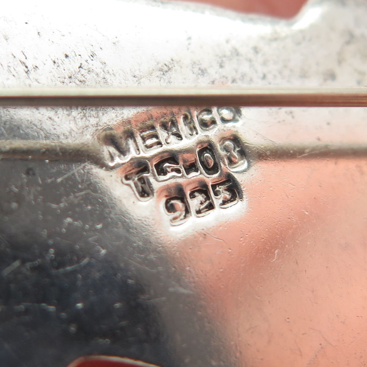 925 Sterling Silver Vintage Mexico Elephant Pin Brooch