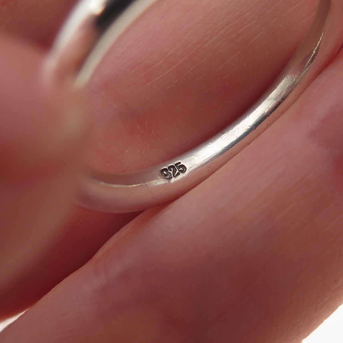 Pandora 925 Sterling Silver Oval-Cut Lavender C Z Ring Size 9