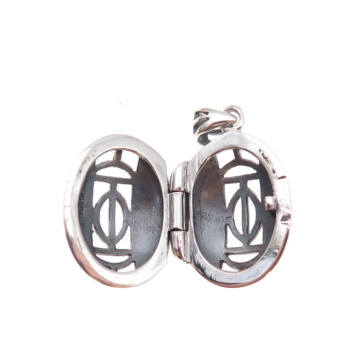 Kit Heath 925 Sterling Silver Vintage 1995 Celtic Locket Charm Pendant