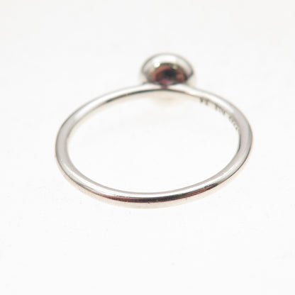 Pandora Sterling Silver Real Citrine November Birthstone Droplet Ring Size 6.75