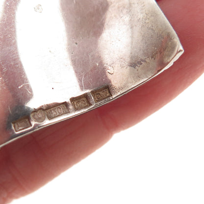 Kultateollisuus Ky 830H Silver Vintage 1969 Finland Modernist Oxidized Pendant