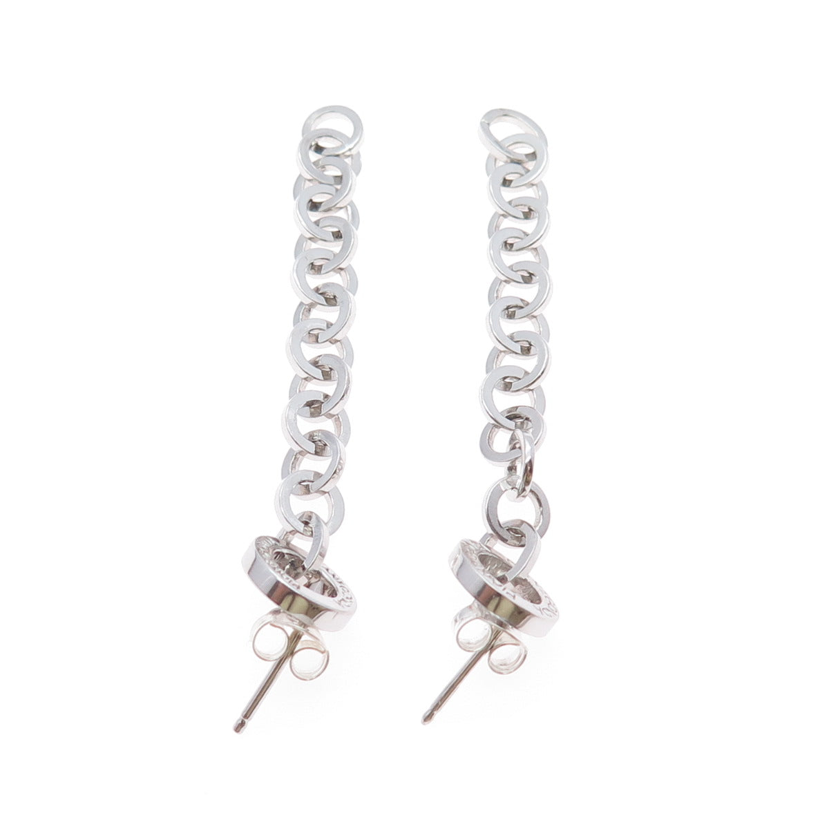 PIANEGONDA 925 Sterling Silver Italy Chain Drop Dangle Earrings