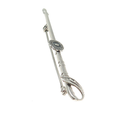 925 Sterling Silver Antique "1892 Blackstone College for Girls" Sword Pin Brooch