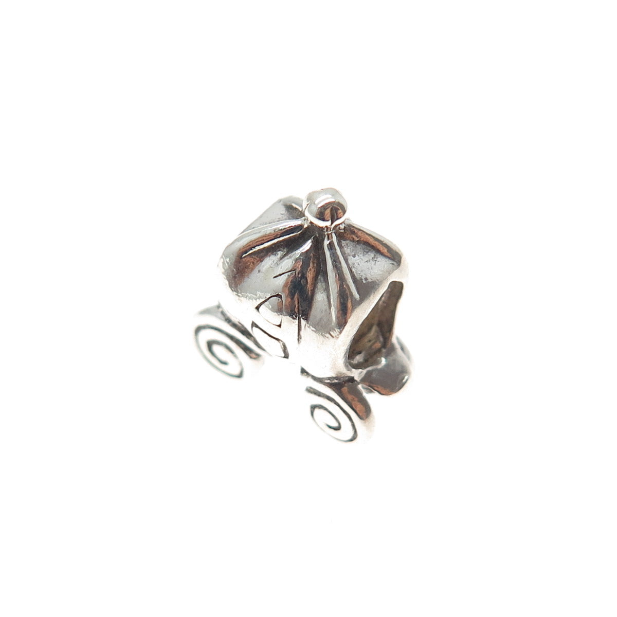 CHAMILIA & DISNEY Sterling Silver Cinderella's Pumpkin Carriage Slide Bead Charm