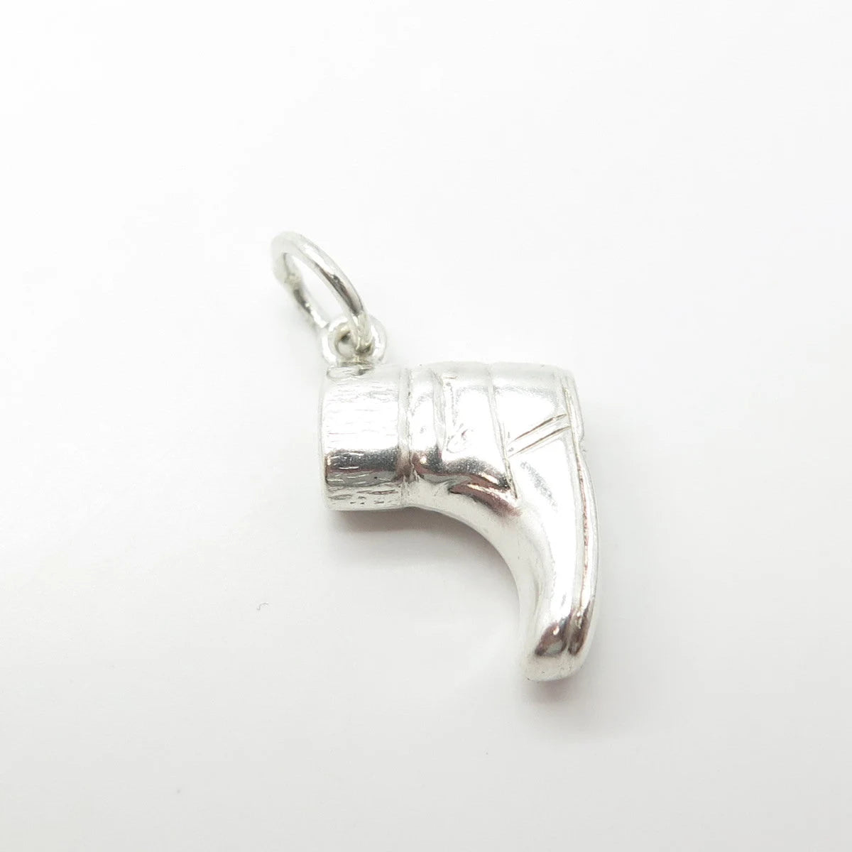 925 Sterling Silver Vintage Boot Charm Pendant