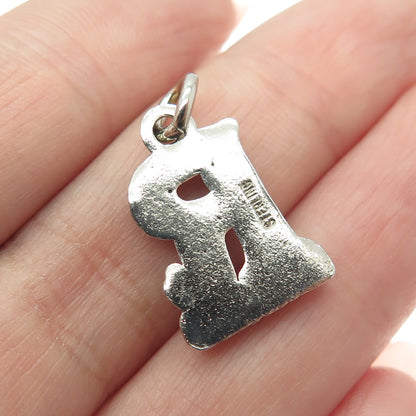 925 Sterling Silver Vintage "R Men For Others" Pendant