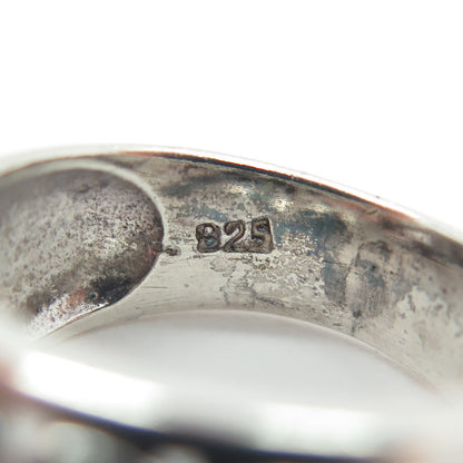 925 Sterling Silver Vintage Celtic Knot Ring Size 6