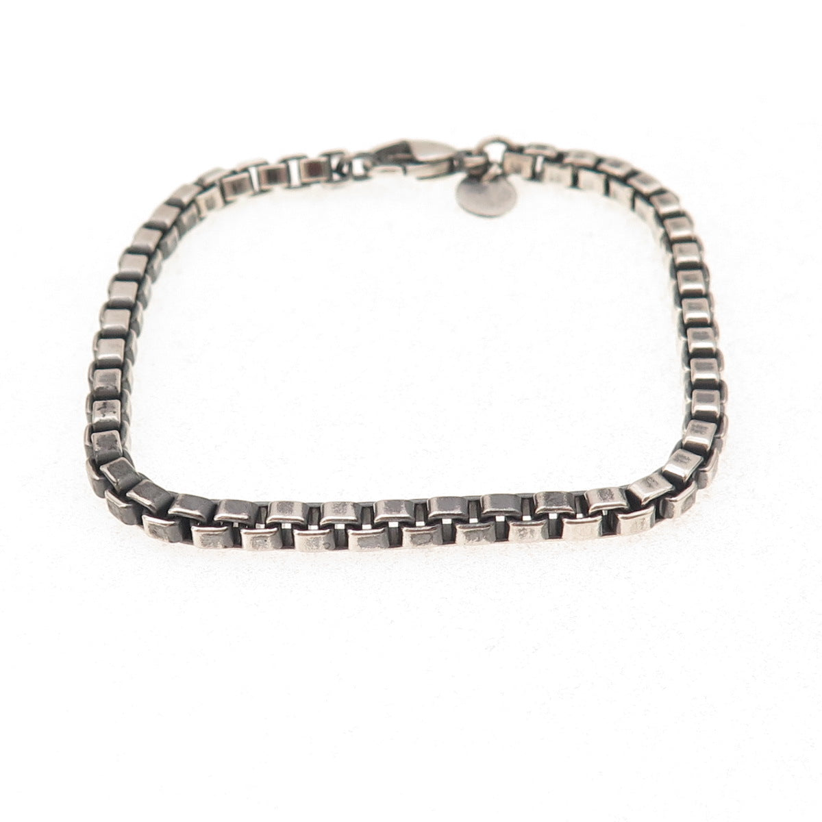 Tiffany & Co. 925 Sterling Silver Vintage Venetian Link Bracelet 7.25"
