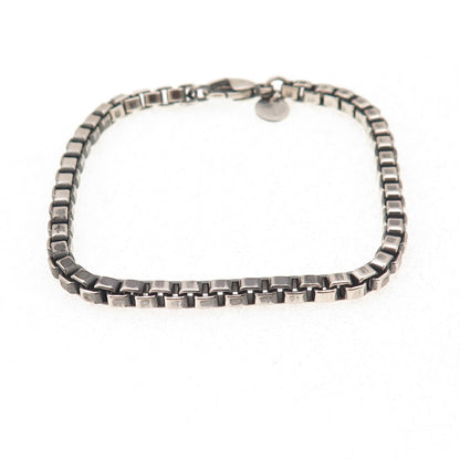 Tiffany & Co. 925 Sterling Silver Vintage Venetian Link Bracelet 7.25"