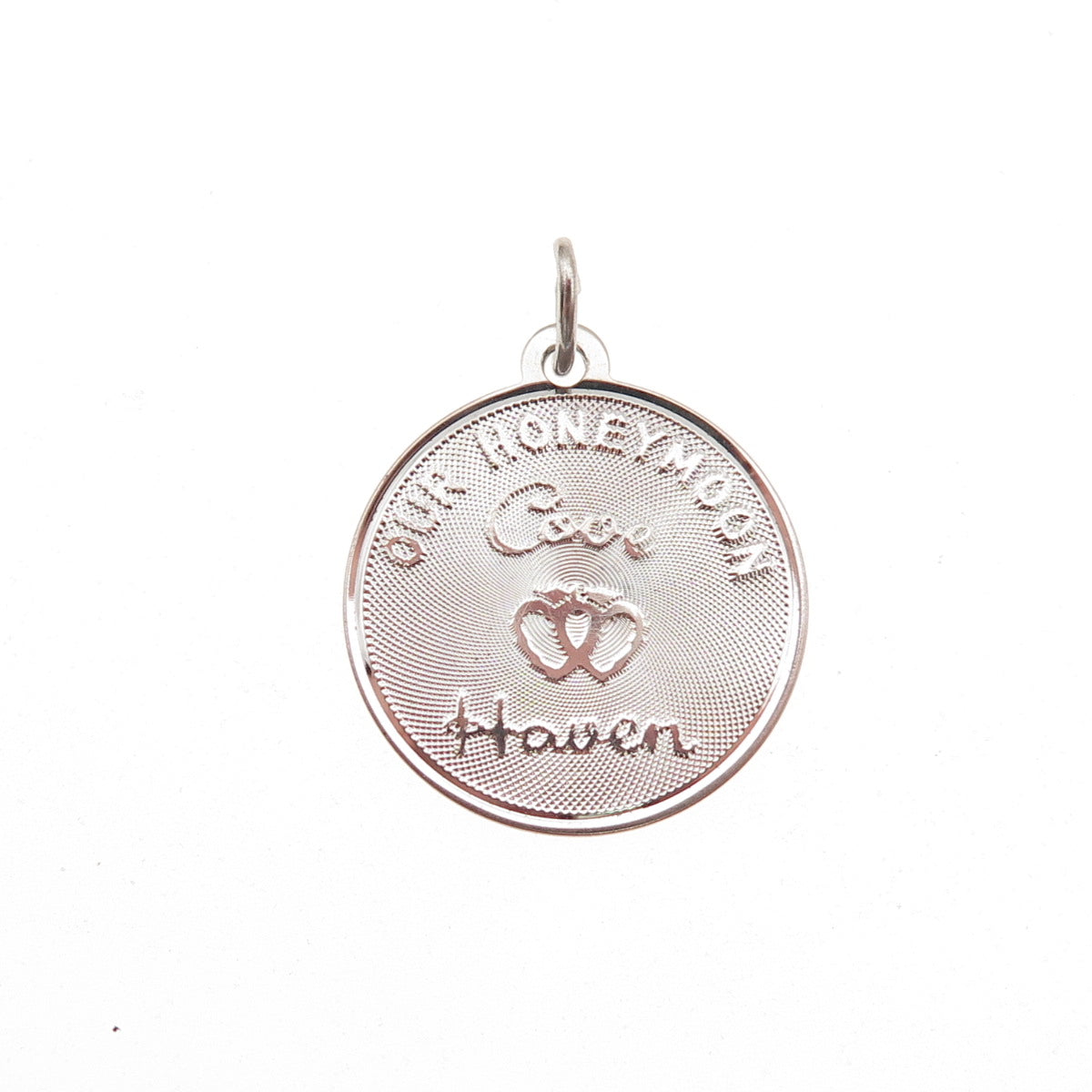 Crea 925 Sterling Silver Vintage Our Honeymoon Cove Haven Charm Pendant