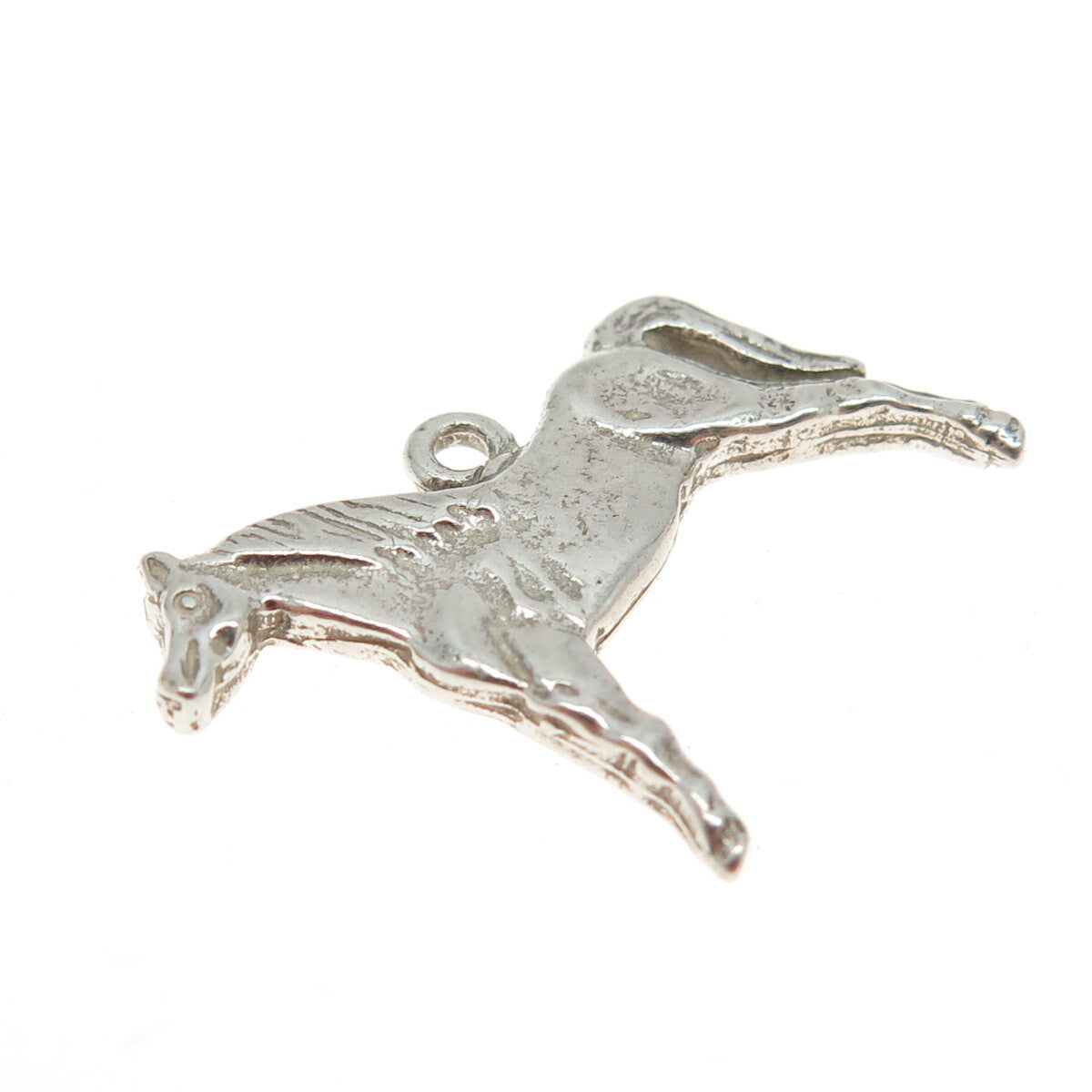 925 Sterling Silver Vintage Horse Pendant